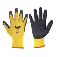 RDL - Guantes de Seguridad Multiflex de Látex Amarillo Pack x 6 pares Talla L