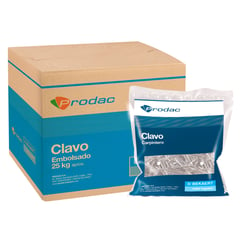 PRODAC - Clavo Carpintero sin Cabeza 3" 500 gr.