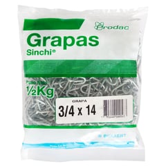 PRODAC - Grapa Mallera 3/4" x 14 Bolsa por 1/2kg