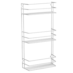 FQ - Repisa Organizador de Cocina 3 Niveles 54x25x10cm Blanco