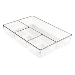 IDESIGN - Organizador Acrilico 4 Divisones 33.2x5.59x21cm