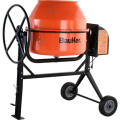 BAUKER - Trompo Mezclador Eléctrico 1.14HP 210 Lt