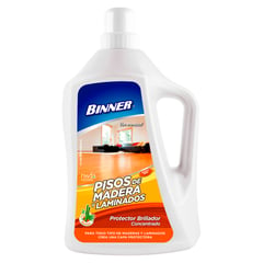 BINNER - Protector Brillador de Pisos de Madera + Laminados 1L