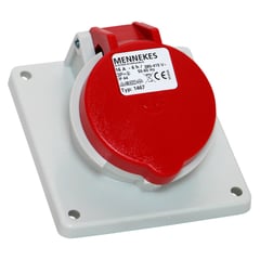 MENNEKES - Toma Empotrable 16AMP 3P+T 415V Rojo 6H IP44