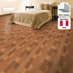 SCOP - Cerámica Madera Yacila Marrón Maderado 45x45cm 2.08m2 para piso