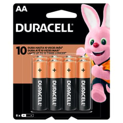 DURACELL - Pack de 8 Pilas Alcalinas AA 1.5V