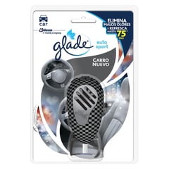 GLADE - Aromatizante Líquido Auto Sport Aroma Carro Nuevo