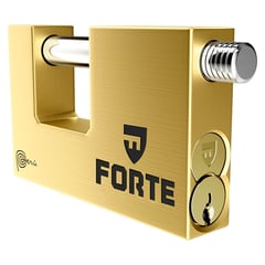 FORTE - Candado Jumbo Anti palanca J- 70 mm. Dorado