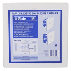 GALO - Tapa de Registro con Resorte Ajustable 25x25cm