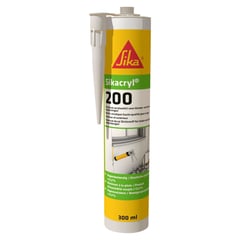 SIKA - Sellador Para Fisuras Interiores Y Exteriores Sikacryl-200 x 300ml