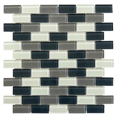 HOLZTEK - Malla decorativa Gris y blanco 30x30cm