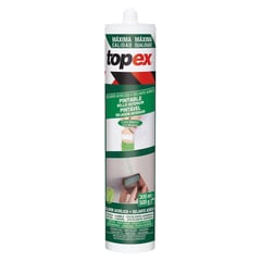 TOPEX - Sellador acrílico blanco 300ml