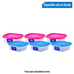 REY - Set Biofood 6 piezas 810 ml