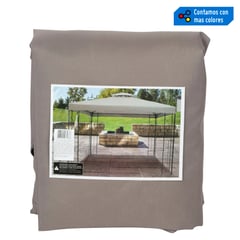 JUST HOME COLLECTION - Repuesto de tela para pérgola 3 x 3 m Taupe