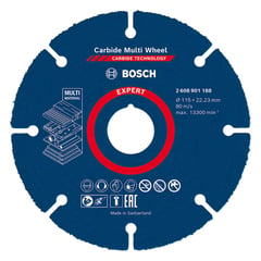 BOSCH - Disco de Corte para Amoladora 115mm Multimaterial