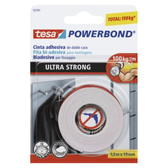 TESA - Cinta Adhesiva Ultra Fuerte 19 mm. x 1.5 m.