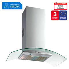 TEKA - Campana Extractora 90cm Decorativa NC 980 ULTRASLIM Acero Inox