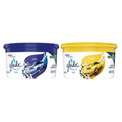 GLADE - Aromatizante x 2 unidades Gel Car Aroma Acqua / Citrus