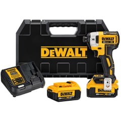 DEWALT - Atornillador de Impacto Brushless Inalámbrico 1/4" 20V DCF887M2