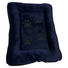 ACCECAN - Colchoneta para Perro Raza Pequeña Tela Azul 51x7x66cm