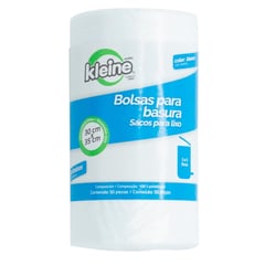 Pack x50 Bolsas para Basura 5 Lt Blanca