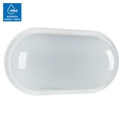 LIGHTECH - Aplique Exterior LED Ovalada 20W IP65 Blanco Luz Blanca