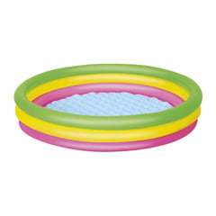 BESTWAY - Piscina Inflable 3 Aros Colors 152x30 cm