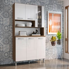 CASA BONITA - Mueble de Cocina Alacena Lucy Blanco 90 cm