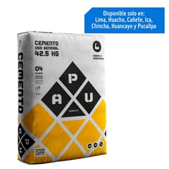 GENERICO - Cemento APU Antisalitre y Antihumedad 42.5Kg Plomo