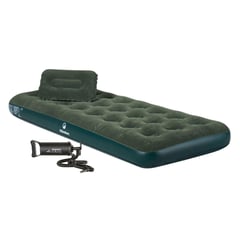 KLIMBER - Combo Colchón 1 Plaza Verde + Almohada + Inflador