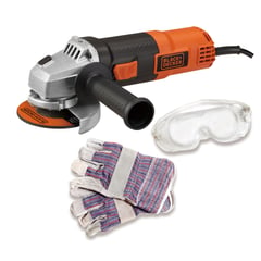 BLACK+DECKER - Amoladora Angular 4-1/2" 820W G720K + Guantes + Lentes