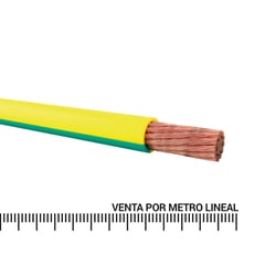 ELCOPE - Cable CPT 6 AWG Amarillo por Metro Lineal