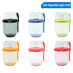 KEEP - Vaso para Yogurt con Cucharita 450ml