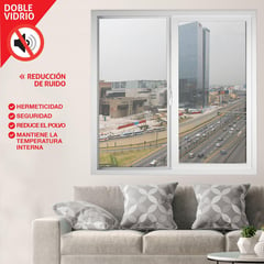 WINTEC - Ventana de PVC Termopanel 120x120cm