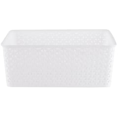 JUST HOME COLLECTION - Canasta Ratán 14.5L Blanco