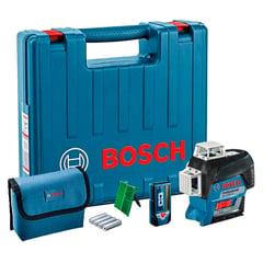 BOSCH - Nivel Láser 3 Líneas Verde 360° GLL 3-80 CG + Receptor LR7