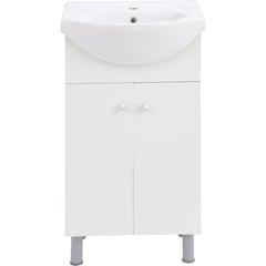 SENSI DACQUA - Mueble de Baño Vanitorio 2 Puertas Blanco 50x84x43cm