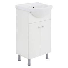 SENSI DACQUA - Mueble de Baño Vanitorio 2 Puertas Blanco 60x86x43cm