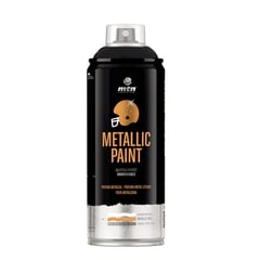 MONTANA COLORS - Spray Pintura Metálica Negra 400ml