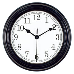 CASA BONITA - Reloj Antique Negro y Blanco 22cm