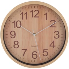 JUST HOME COLLECTION - Reloj Wooden Natural 29cm