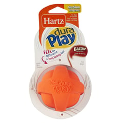 HARTZ - Pelota para Perros Látex Naranja 8.5x8.5x8.5cm