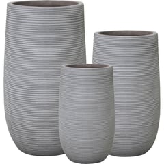 JUST HOME COLLECTION - Set 3 Maceteros Tall Taupe