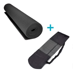 SPORTFITNESS - Colchoneta Fitness 6mm Negro