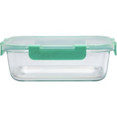 JUST HOME COLLECTION - Contenedor Clip Vidrio Rectangular 1lt