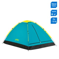 BESTWAY - Carpa 2 Personas Cool Domepack Celeste/Amarillo