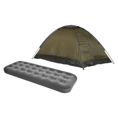 KLIMBER - Colchón Inflable Individual + Carpa Iglú Domepack para 2 personas