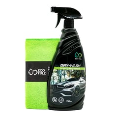 ECO-FULL - Kit de Limpieza para Auto Dry Wash 750 ml + Paño de Microfibra