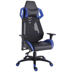 JUST HOME COLLECTION - Silla Gamer ergonómica Negro/Azul