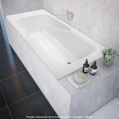 CUBA&SPA - Tina de Baño Rectangular Magia 130x75cm Blanca